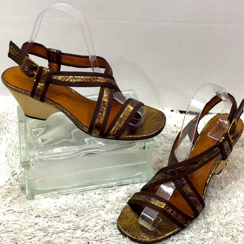Gentle Souls leather Fullover sandals 8.5